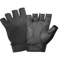 LEATHER TACTICAL FINGER-LESS GLOVES