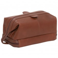 LEATHER WASH BAG