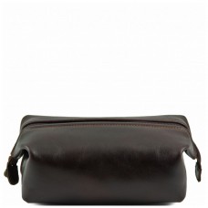 LEATHER TOILET BAG